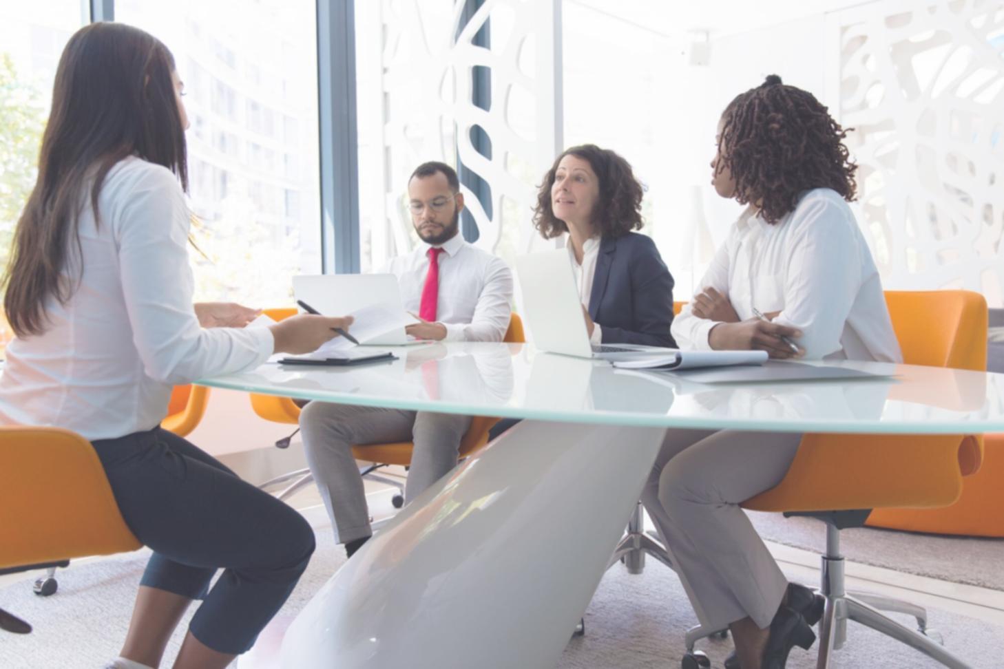 Espace de travail professionnel pour la gestion financière